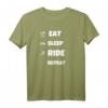 Eat Sleep Ride Repeat – Cooles Fahrrad T-Shirt für Radfahrer und Radsportfans, Perfektes Geschenk für Fahrradliebhaber zu Weihnachten, Ostern & Geburtstag