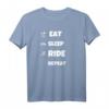 Eat Sleep Ride Repeat – Cooles Fahrrad T-Shirt für Radfahrer und Radsportfans, Perfektes Geschenk für Fahrradliebhaber zu Weihnachten, Ostern & Geburtstag