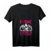 Damen T-Shirt mit Spruch 'Lächeln statt hecheln' – Lustiges Fahrrad & E-Bike Motiv, Perfektes Geschenk für Radfahrerinnen zu Weihnachten & Geburtstag