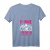 Damen T-Shirt mit Spruch 'Lächeln statt hecheln' – Lustiges Fahrrad & E-Bike Motiv, Perfektes Geschenk für Radfahrerinnen zu Weihnachten & Geburtstag