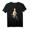 Papst Franziskus auf Fahrrad T-Shirt - Katholisches T-Shirt für Christen & religiöse Fans