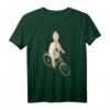 Papst Franziskus auf Fahrrad T-Shirt - Katholisches T-Shirt für Christen & religiöse Fans