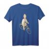 Papst Franziskus auf Fahrrad T-Shirt - Katholisches T-Shirt für Christen & religiöse Fans