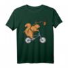 Lustiges Eichhörnchen T-Shirt mit Nüssen und Fahrrad - Originelles Geschenk für Kinder, Damen und Herren, Tierliebhaber & Naturliebhaber