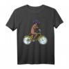 Bayerischer Gebirgsschweißhund Hund mit Fahrrad T-Shirt – Lustiges Hundefan Motiv für Herrchen, Frauchen & Kinder