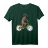Bayerischer Gebirgsschweißhund Hund mit Fahrrad T-Shirt – Lustiges Hundefan Motiv für Herrchen, Frauchen & Kinder