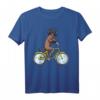 Bayerischer Gebirgsschweißhund Hund mit Fahrrad T-Shirt – Lustiges Hundefan Motiv für Herrchen, Frauchen & Kinder
