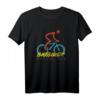 Biobiker - Waden statt laden. Gegen E-Bike Fahrrad T-Shirt für echte Radfahrer ohne Motor, für Mountainbike, Rennrad & Gravelbike