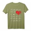 Herz Liebe Fahrrad T-Shirt - Für Radfahrer, Radfahrerinnen und Fahrradliebhaber als Geschenk zu Weihnachten oder Geburtstag