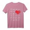 Herz Liebe Fahrrad T-Shirt - Für Radfahrer, Radfahrerinnen und Fahrradliebhaber als Geschenk zu Weihnachten oder Geburtstag