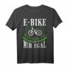 E-Bike Fahrrad T-Shirt mit lustigem Spruch – Perfektes Geschenk für E-Biker, Mountainbike und Elektrofahrrad Liebhaber, Weihnachten & Geburtstag