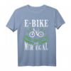 E-Bike Fahrrad T-Shirt mit lustigem Spruch – Perfektes Geschenk für E-Biker, Mountainbike und Elektrofahrrad Liebhaber, Weihnachten & Geburtstag