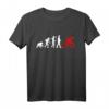 Rennrad Evolution T-Shirt für Radfahrer und Biker – Retro Fahrrad Shirt für Racer, Triathleten & Mountain Biker
