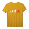 Rennrad Evolution T-Shirt für Radfahrer und Biker – Retro Fahrrad Shirt für Racer, Triathleten & Mountain Biker