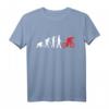 Rennrad Evolution T-Shirt für Radfahrer und Biker – Retro Fahrrad Shirt für Racer, Triathleten & Mountain Biker
