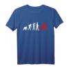 Rennrad Evolution T-Shirt für Radfahrer und Biker – Retro Fahrrad Shirt für Racer, Triathleten & Mountain Biker