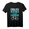 Endlich Rentner Zeit für mein Fahrrad Frau T-Shirt – Lustiges Geschenk für Fahrrad fahrende Rentnerinnen & Radfahrerinnen im Ruhestand