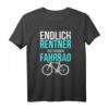 Endlich Rentner Zeit für mein Fahrrad Frau T-Shirt – Lustiges Geschenk für Fahrrad fahrende Rentnerinnen & Radfahrerinnen im Ruhestand