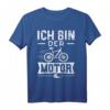 Ich Bin Der Motor - Anti E-Bike Fahrrad T-Shirt für Radfahrer mit Humor, perfektes Geschenk für Fahrradliebhaber
