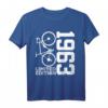 RADFAHRER 1963 Fahrrad T-Shirt zum 61. Geburtstag - Limitierte Edition für Fahrradliebhaber und Radfahrer mit Jahrgang 1963