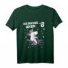 Kinder T-Shirt für 8-Jährige Mädchen mit Sternen & Fahrrad - Perfektes Geburtstagsoutfit für Prinzessinnen & kleine Abenteurerinnen