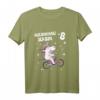 Kinder T-Shirt für 8-Jährige Mädchen mit Sternen & Fahrrad - Perfektes Geburtstagsoutfit für Prinzessinnen & kleine Abenteurerinnen