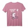 Kinder T-Shirt für 8-Jährige Mädchen mit Sternen & Fahrrad - Perfektes Geburtstagsoutfit für Prinzessinnen & kleine Abenteurerinnen