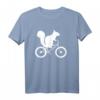 Eichhörnchen Auf Fahrrad Streifenhörnchen Liebhaber T-Shirt - Lustiges Design für Tier- und Radsportfans, perfektes Geschenk