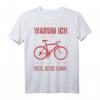 Witziges Fahrrad T-Shirt mit Spruch: 'Warum ich ohne Akku fahre? Weil ich es kann' – Perfektes Geschenk für Radfahrer und Fahrradliebhaber
