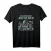 Ich werde nicht aufgeben aber ich werde fluchen Fahrrad T-Shirt – Humorvolles Radfahrer Motiv für Männer, Frauen & Kinder als Geschenk zu Weihnachten oder Geburtstag