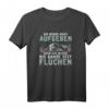 Ich werde nicht aufgeben aber ich werde fluchen Fahrrad T-Shirt – Humorvolles Radfahrer Motiv für Männer, Frauen & Kinder als Geschenk zu Weihnachten oder Geburtstag