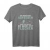 Ich werde nicht aufgeben aber ich werde fluchen Fahrrad T-Shirt – Humorvolles Radfahrer Motiv für Männer, Frauen & Kinder als Geschenk zu Weihnachten oder Geburtstag