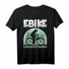 Lächeln Statt Hecheln - Lustiges eBike Pedelec eMTB Fahrrad T-Shirt für Radfahrer, perfekt für Radtouren, Urlaub und Freizeit