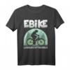 Lächeln Statt Hecheln - Lustiges eBike Pedelec eMTB Fahrrad T-Shirt für Radfahrer, perfekt für Radtouren, Urlaub und Freizeit