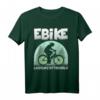 Lächeln Statt Hecheln - Lustiges eBike Pedelec eMTB Fahrrad T-Shirt für Radfahrer, perfekt für Radtouren, Urlaub und Freizeit