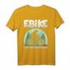 Lächeln Statt Hecheln - Lustiges eBike Pedelec eMTB Fahrrad T-Shirt für Radfahrer, perfekt für Radtouren, Urlaub und Freizeit