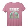 Lächeln Statt Hecheln - Lustiges eBike Pedelec eMTB Fahrrad T-Shirt für Radfahrer, perfekt für Radtouren, Urlaub und Freizeit