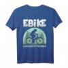 Lächeln Statt Hecheln - Lustiges eBike Pedelec eMTB Fahrrad T-Shirt für Radfahrer, perfekt für Radtouren, Urlaub und Freizeit