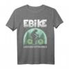 Lächeln Statt Hecheln - Lustiges eBike Pedelec eMTB Fahrrad T-Shirt für Radfahrer, perfekt für Radtouren, Urlaub und Freizeit