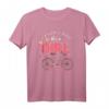 Fahrrad T-Shirt für Frauen & Mädchen - Perfekt für Radfahrer, Bikerinnen & Fahrradliebhaber zum Geburtstag, Muttertag & Weihnachten