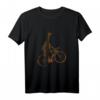 Giraffe auf dem Fahrrad T-Shirt – Perfektes Geschenk für Tierliebhaber, Tierschützer, Zoo- und Afrika-Fans zu Weihnachten, Halloween und Geburtstag
