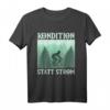 Rennrad Fahrrad Kondition Statt Strom Radfahrer T-Shirt – Motivationsshirt für Radfahrer & Sportbegeisterte
