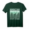 Rennrad Fahrrad Kondition Statt Strom Radfahrer T-Shirt – Motivationsshirt für Radfahrer & Sportbegeisterte