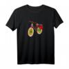 Vintage Blumen Fahrrad T-Shirt – Buntes Retro Design für Radfahrer, Naturliebhaber & E-Bike Fans als Geschenk