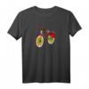 Vintage Blumen Fahrrad T-Shirt – Buntes Retro Design für Radfahrer, Naturliebhaber & E-Bike Fans als Geschenk