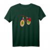 Vintage Blumen Fahrrad T-Shirt – Buntes Retro Design für Radfahrer, Naturliebhaber & E-Bike Fans als Geschenk
