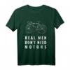 Real Men Don't Need Motors Motiv Radsport Fahrrad Retro T-Shirt – Lustiges Radfahrer Motiv, perfektes Geschenk für Fahrradliebhaber zu Geburtstag & Weihnachten