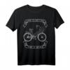 Damen Fahrrad T-Shirt mit Spruch 'Live is better on a bike' - Lustiges Geschenk für Radfahrerinnen & Naturliebhaberinnen