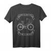 Damen Fahrrad T-Shirt mit Spruch 'Live is better on a bike' - Lustiges Geschenk für Radfahrerinnen & Naturliebhaberinnen