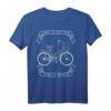 Damen Fahrrad T-Shirt mit Spruch 'Live is better on a bike' - Lustiges Geschenk für Radfahrerinnen & Naturliebhaberinnen